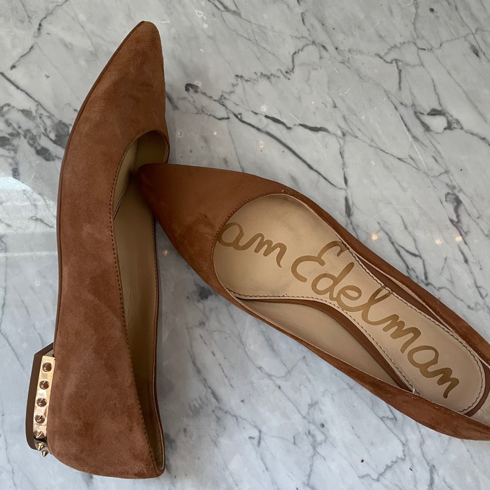 Sam Edelman Reyanne Spike Rand PointyToe Flat sz 5